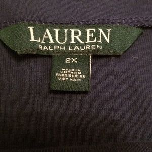 Lauren/RalphLauren 2x elbow length boat neck shirt